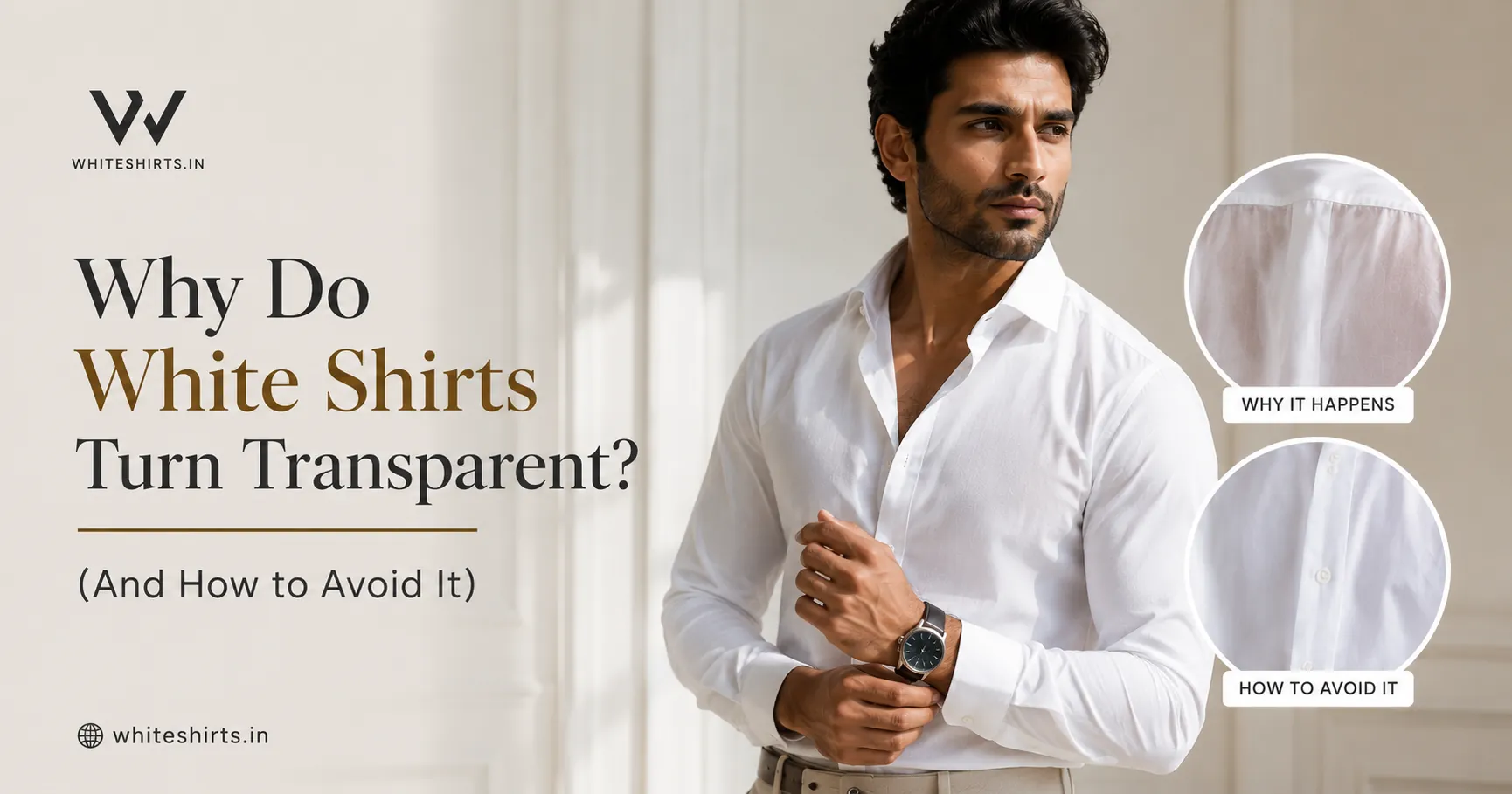 Why White Shirts Turn Transparent And How to Avoid It